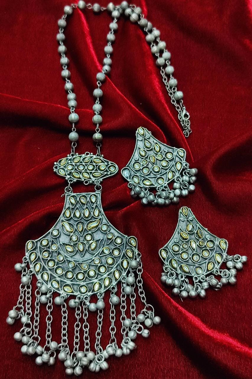(9-30-NS43) Fusion Long Mala Necklace