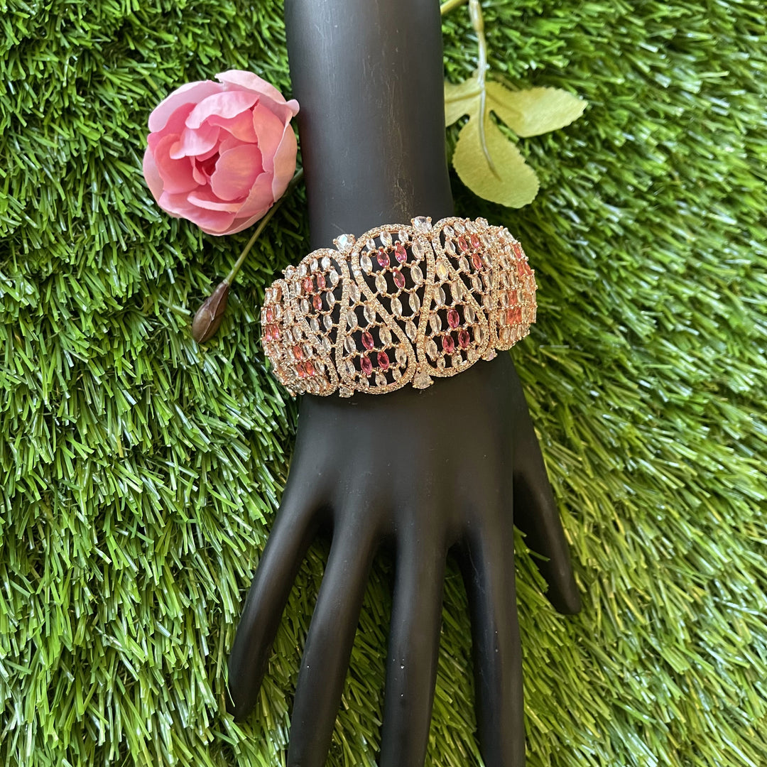 (5-33-BR10) AD Rose Gold Valuable Traditional Bracelet
