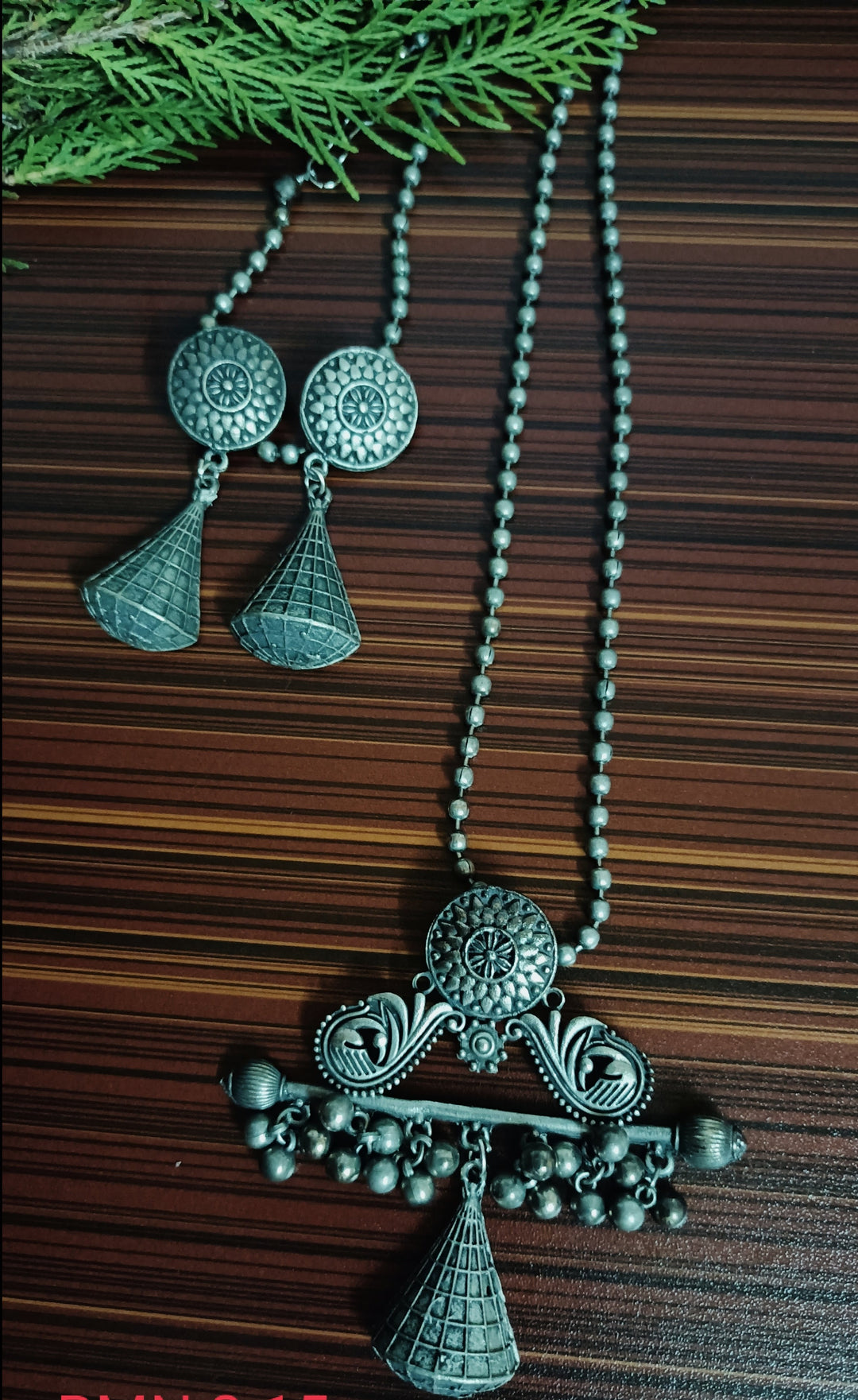 (9-30-NS18) Black Metal Fusion Mala