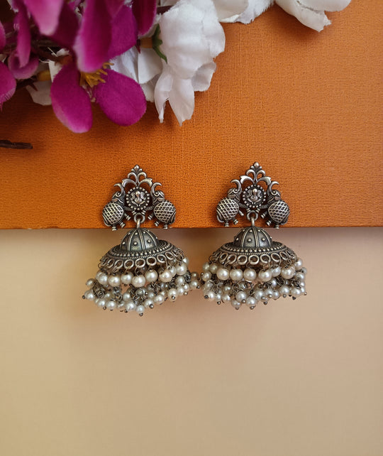 (0220830ER006A20) Silver Jumkhi Earring