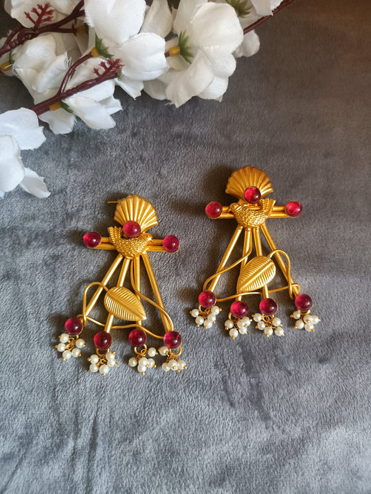 (0390754ER018A20) Antique Bird Fusion Earrings