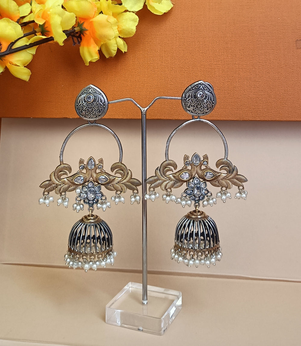 (045030ER002A20) SLA Two-tone Jumka Earring