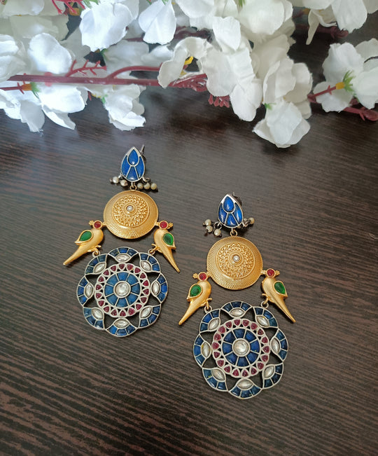 (0718ER003A200) SLA Pachi Kundan Handmade Earings