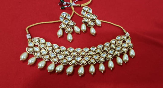 (1-3-NS56) AC Kundan Back Meenakari Choker