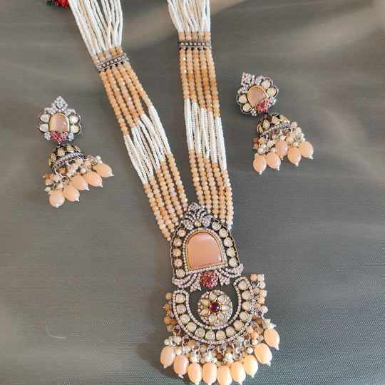 (0118NS036A100) Tyaani Kundan Statement Mala