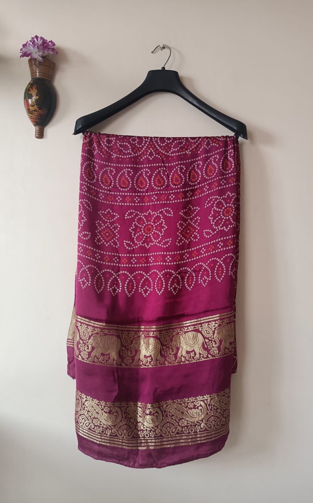 (1601DU013A300) Pure Modal Silk Shikari Print Dupatta
