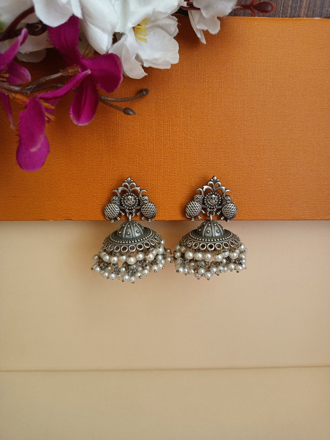 (0220830ER006A20) Silver Jumkhi Earring