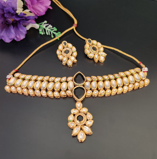 (1-3-NS46) AC Kundan Premium Necklace