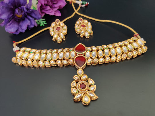 (1-3-NS46) AC Kundan Premium Necklace