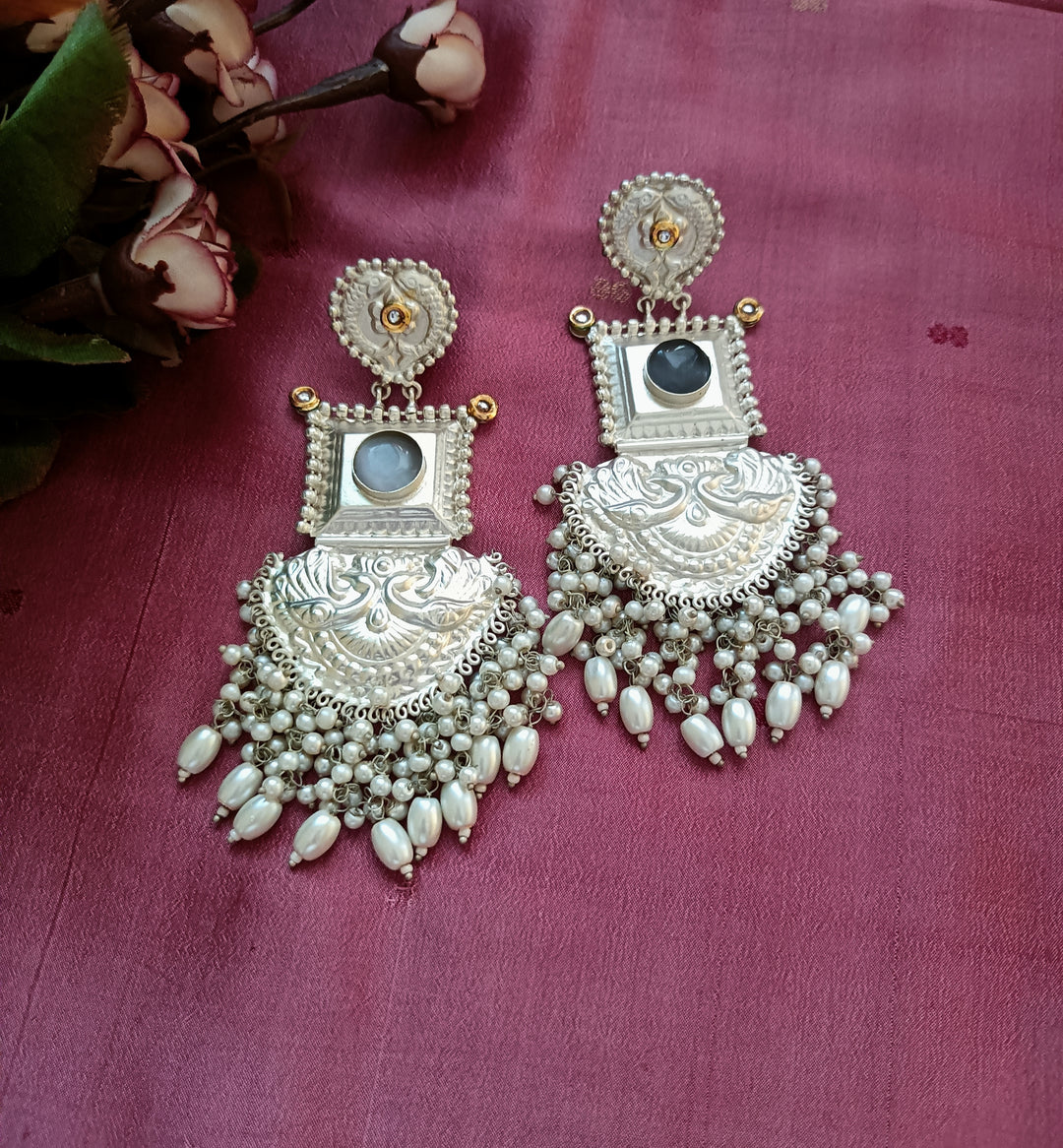 (0718ER014A200) Handmade Silver Earring