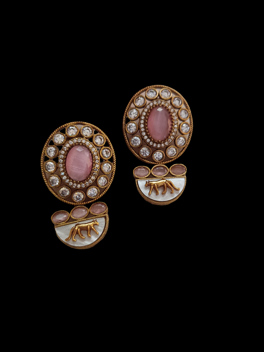 (0518ER008A100) Sabyasachi Inspired StoneTrendy Earring