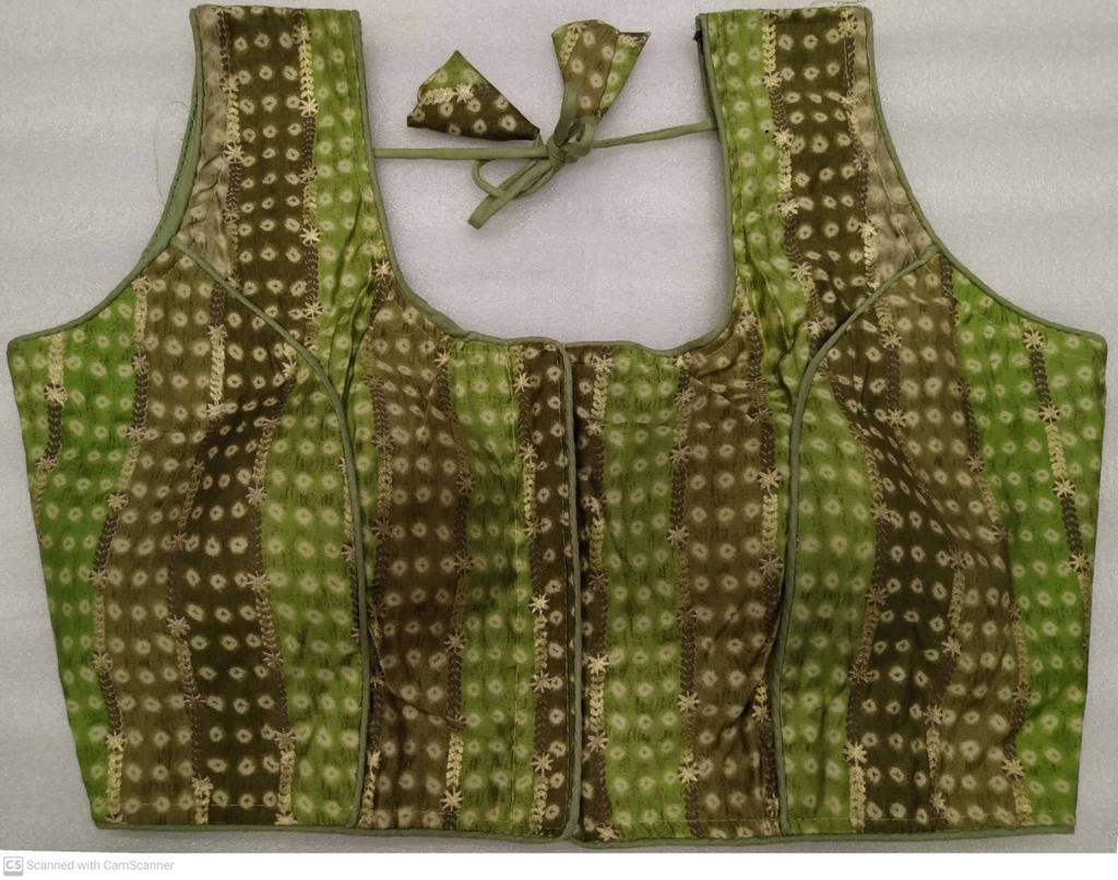 (1712BL001A300) Shibori Multi Sleeveless Blouse