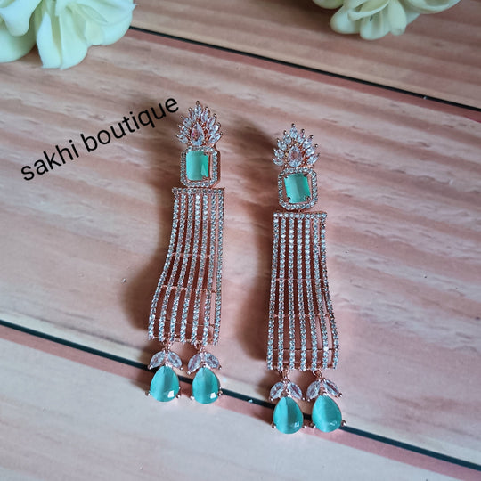 (5-33-ER14) AD Long Statement Earring