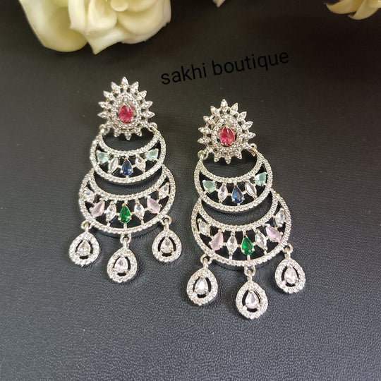 (5-33-ER9) AD Chand Bali  Earring