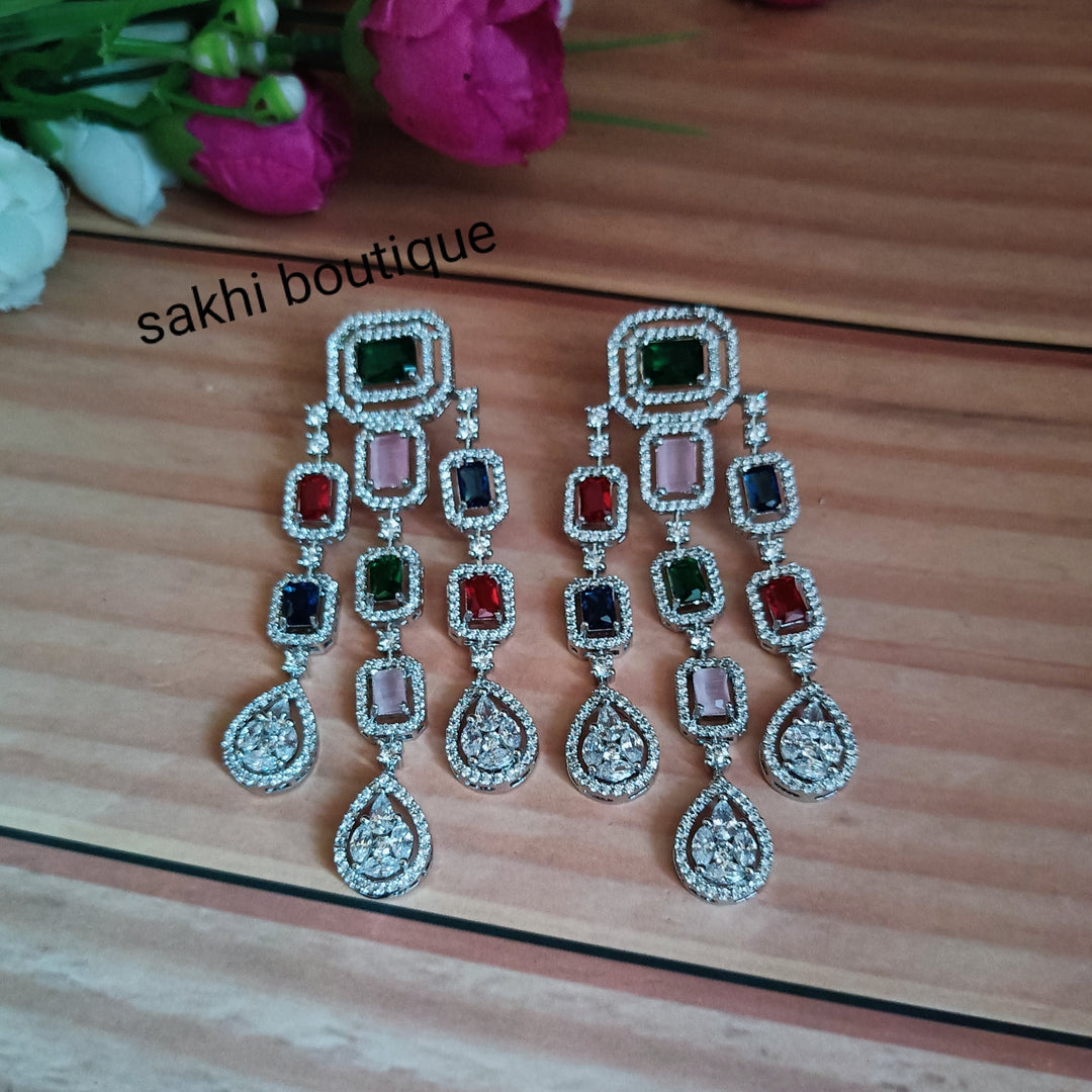 (5-33-ER7) AD Water Drops Earring