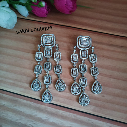 (5-33-ER7) AD Water Drops Earring