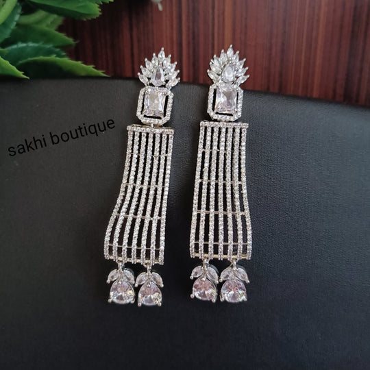 (5-33-ER14) AD Long Statement Earring