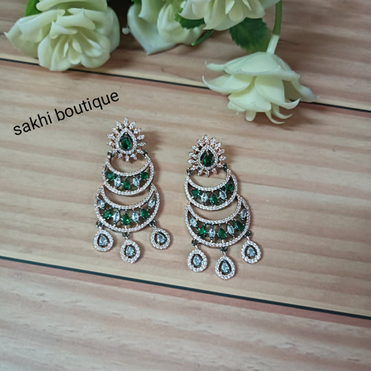 (5-33-ER9) AD Chand Bali  Earring