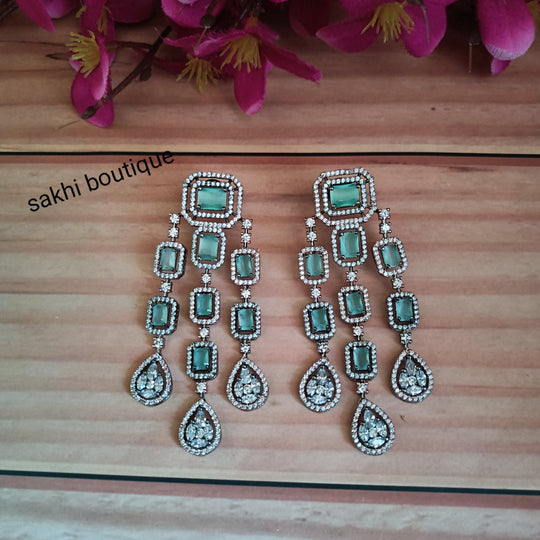 (5-33-ER7) AD Water Drops Earring