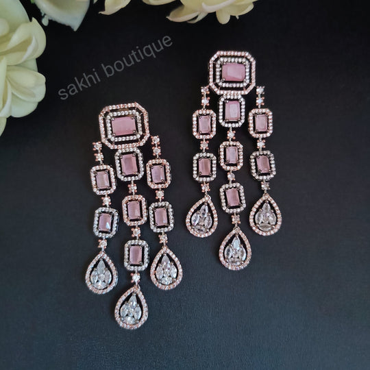 (5-33-ER7) AD Water Drops Earring