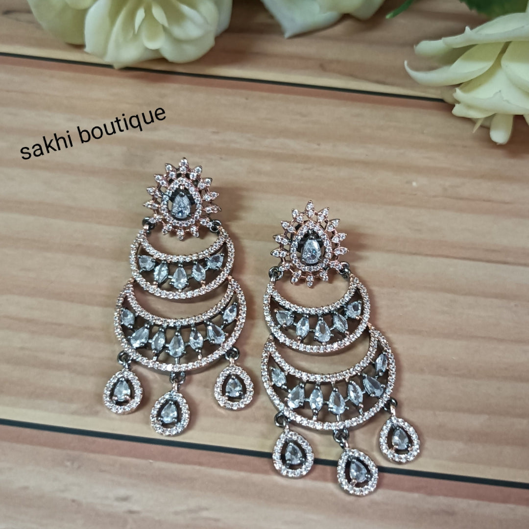 (5-33-ER9) AD Chand Bali  Earring