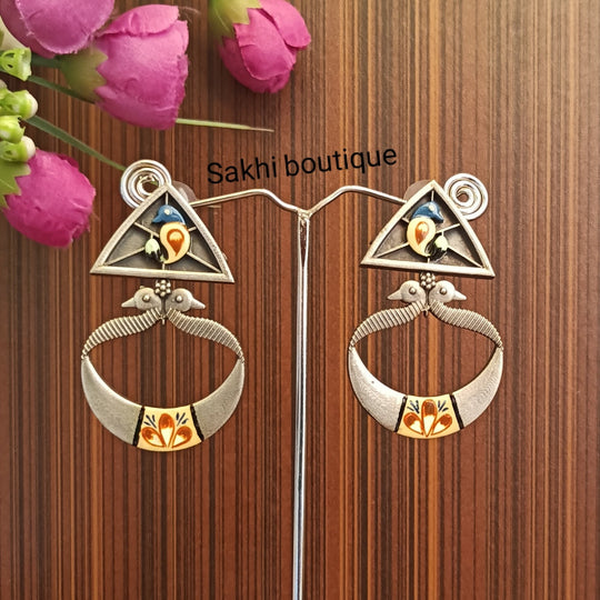 (8-30-ER13) SLA Bird Earring