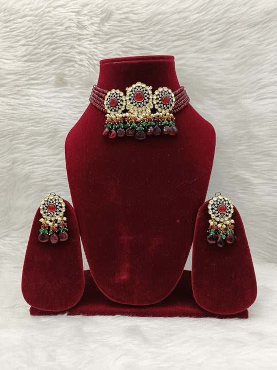 (3-18-NS18) Tyaani Kundan Choker