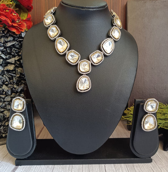 (3-13-NS3) Uncut Kundan Necklace