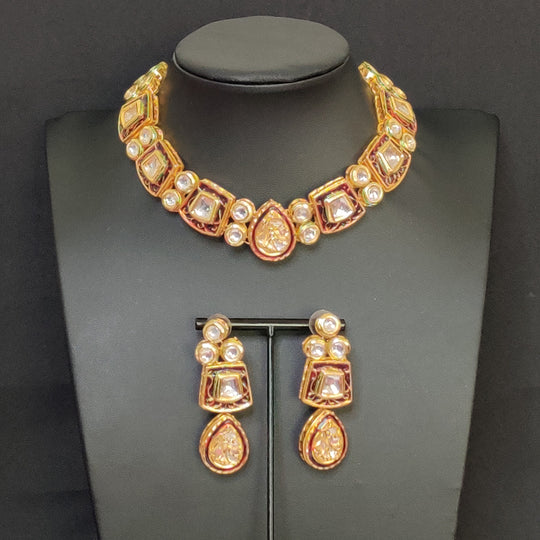 (1-3-NS20) MEENA KUNDAN CHOKER