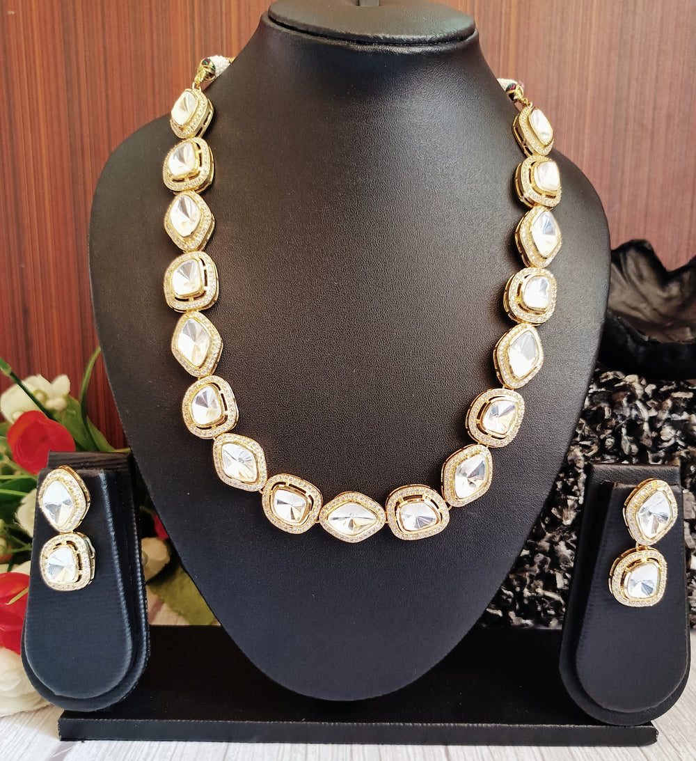 (3-13-NS3) Uncut Kundan Necklace